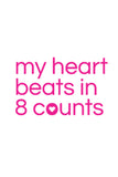 My Heart Beats in 8 Counts DIY Graphic by Inspired Athletics