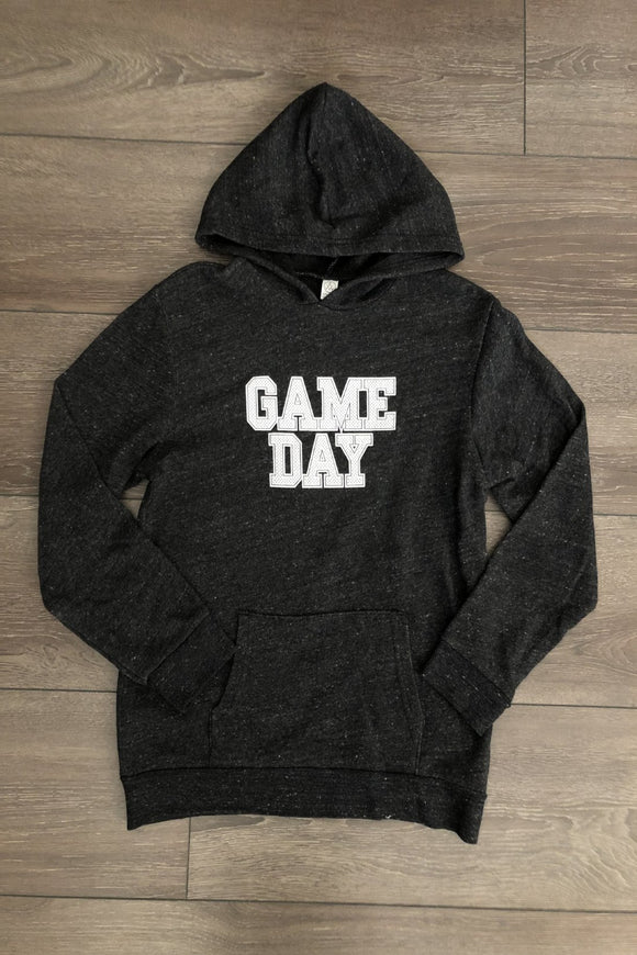 GAME DAY Youth Dark Grey Pullover Hoodie